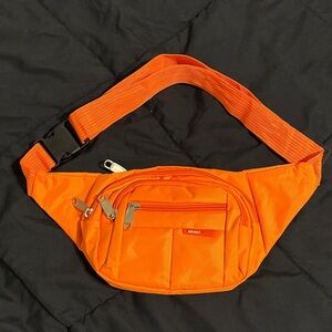 Orange Sport Waist Pack for women - Hands-Free Belt Bag